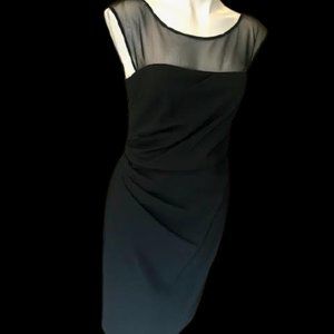 NWT Black Vera Wang Cocktail Dress -6